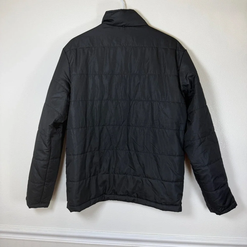 Hawke & Co Sport Puffer Jacket Men‎ Size S Black HK Heat Thermal Insulated Zip